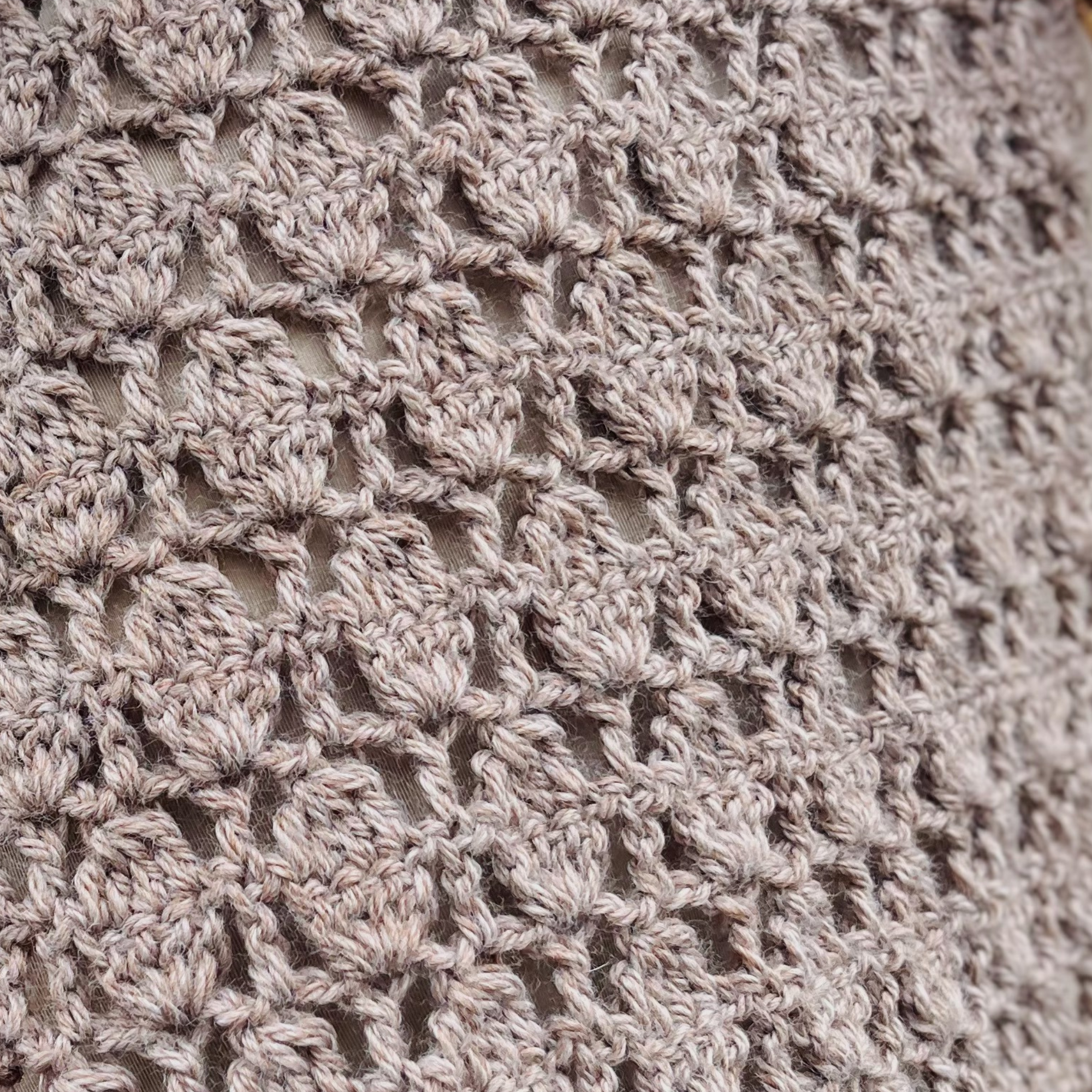 Easy lace crochet stitch